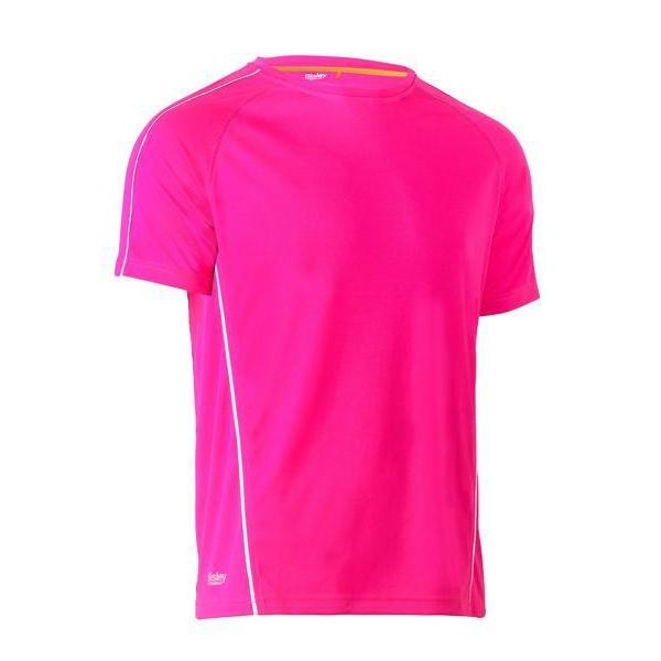 Bisley Cool Mesh Unisex Tee With Reflective Piping - BK1426-Queensland workwear Supplies