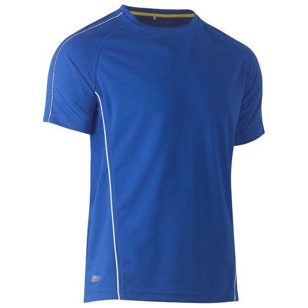 Bisley Cool Mesh Unisex Tee With Reflective Piping - BK1426-Queensland workwear Supplies