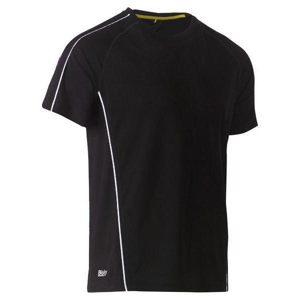 Bisley Cool Mesh Unisex Tee With Reflective Piping - BK1426-Queensland workwear Supplies