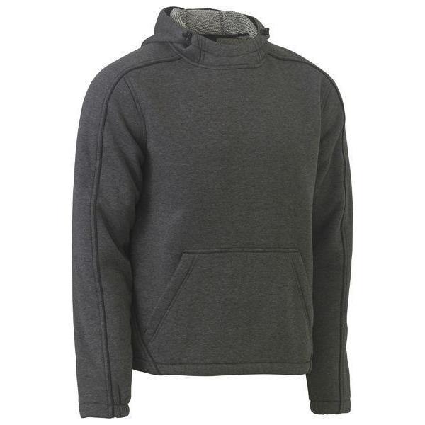 Bisley Flx & Move Marle Fleece Hoodie Jumper - BK6983-Queensland workwear Supplies