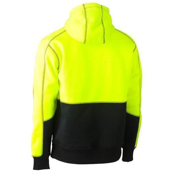 Bisley HiVis Unisex Fleece Hoodie Pullover - BK6619-Queensland workwear Supplies