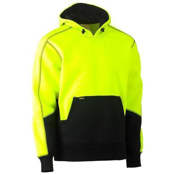 Bisley HiVis Unisex Fleece Hoodie Pullover - BK6619-Queensland workwear Supplies