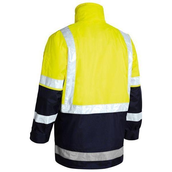 Bisley Taped 5-in-1 Unisex Rain Jacket - BK6975-Queensland workwear Supplies