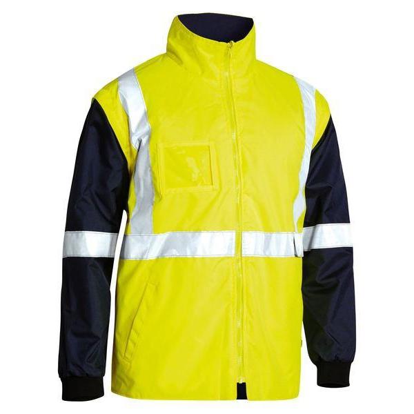 Bisley Taped 5-in-1 Unisex Rain Jacket - BK6975-Queensland workwear Supplies