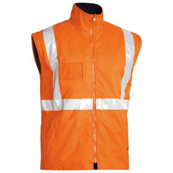 Bisley Taped 5-in-1 Unisex Rain Jacket - BK6975-Queensland workwear Supplies