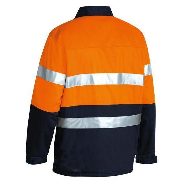 Bisley Taped HiVis Drill Jacket - BK6710T-Queensland workwear Supplies