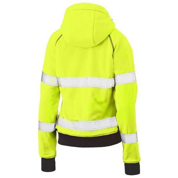 Bisley Taped HiVis Fleece Zip Front Hoodie With Shepra Lining - BKL6819T-Queensland workwear Supplies