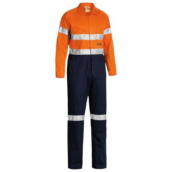 Bisley Taped HiVis Lightweight Coveralls - BC6719TW-Queensland workwear Supplies