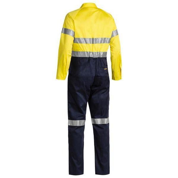 Bisley Taped HiVis Lightweight Coveralls - BC6719TW-Queensland workwear Supplies