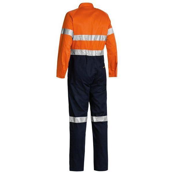 Bisley Taped HiVis Lightweight Coveralls - BC6719TW-Queensland workwear Supplies