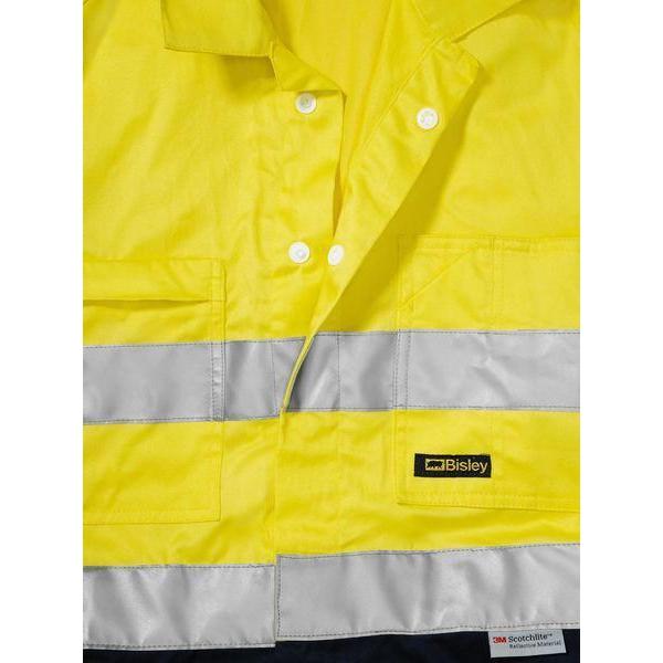 Bisley Taped HiVis Lightweight Coveralls - BC6719TW-Queensland workwear Supplies