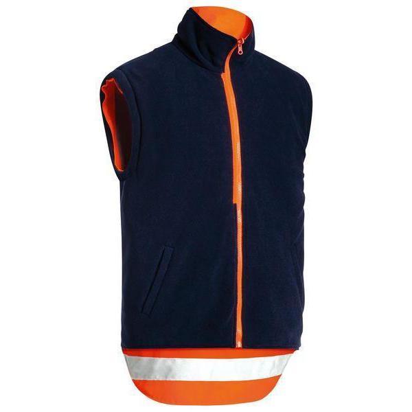 Bisley Taped HiVis TTMC 5-in-1 Unisex Rain Jacket - BJ6377HT-Queensland workwear Supplies