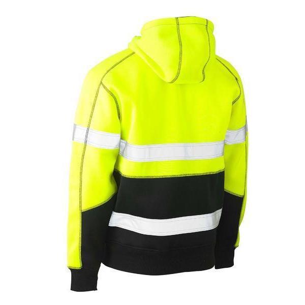 Bisley Taped HiVis Unisex Fleece Hoodie Pullover - BK6619T-Queensland workwear Supplies