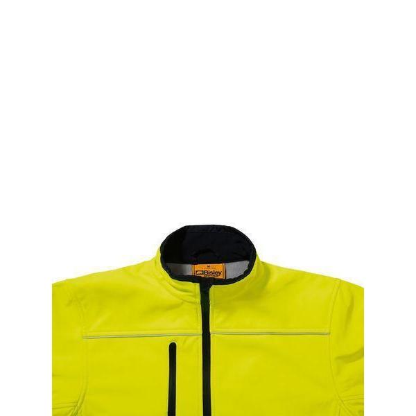 Bisley Taped HiVis Unisex Soft Shell Jacket - BJ6059T-Queensland workwear Supplies