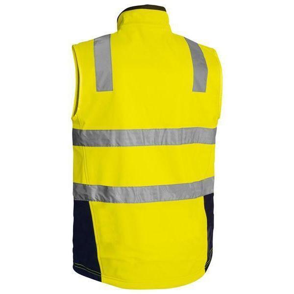 Bisley Taped Unisex Soft Shell Vest - BV0348T-Queensland workwear Supplies