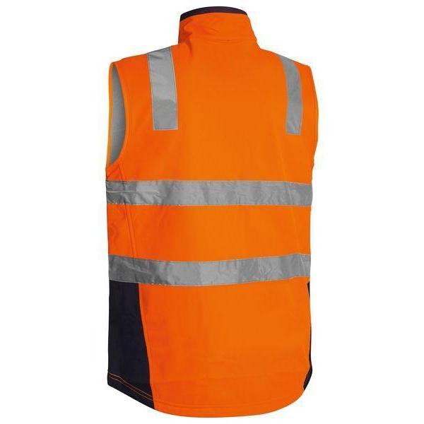 Bisley Taped Unisex Soft Shell Vest - BV0348T-Queensland workwear Supplies