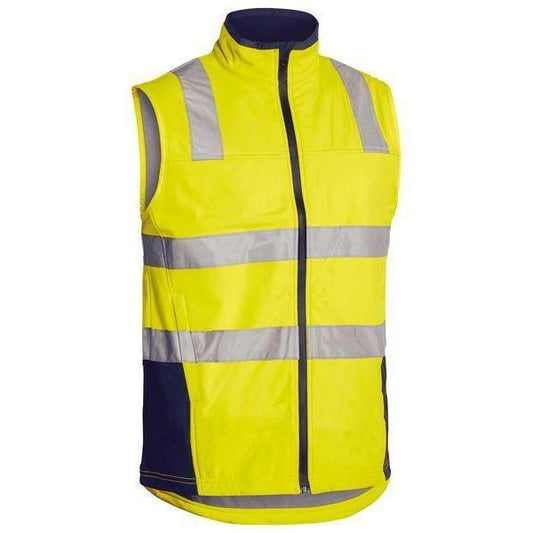 Bisley Taped Unisex Soft Shell Vest - BV0348T-Queensland workwear Supplies