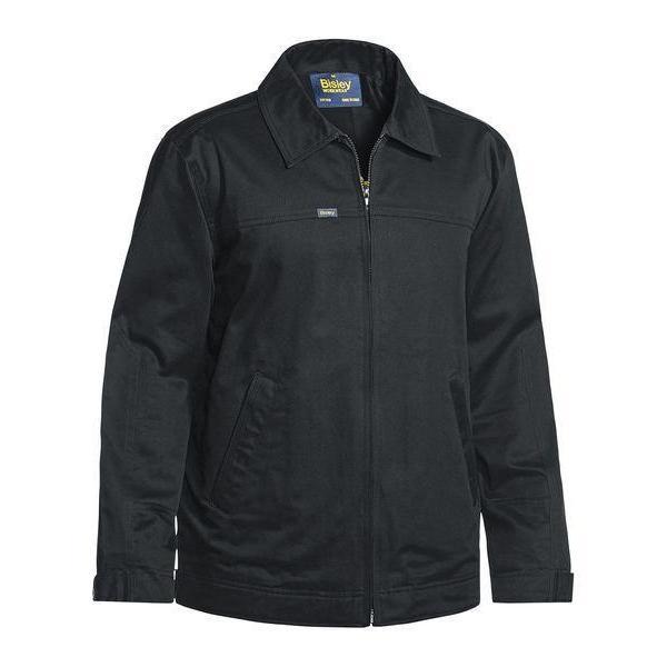 Bisley Unisex Drill Jacket With Liquid Repellent Finish - BJ6916-Queensland workwear Supplies