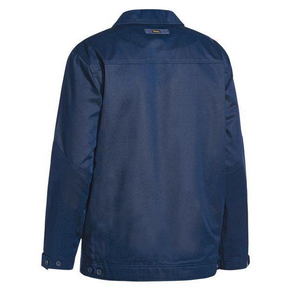 Bisley Unisex Drill Jacket With Liquid Repellent Finish - BJ6916-Queensland workwear Supplies