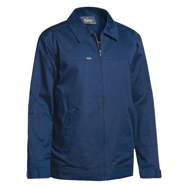 Bisley Unisex Drill Jacket With Liquid Repellent Finish - BJ6916-Queensland workwear Supplies