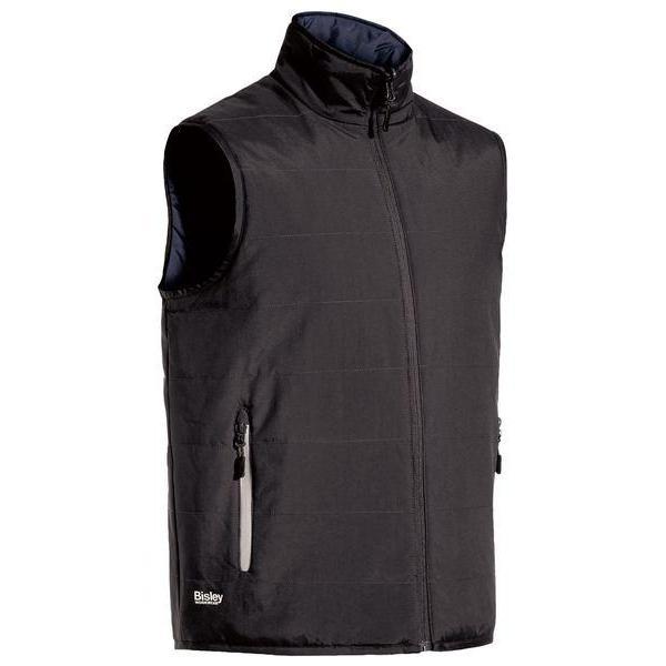 Bisley Unisex Reversible Puffer Vest - BV0328-Queensland workwear Supplies