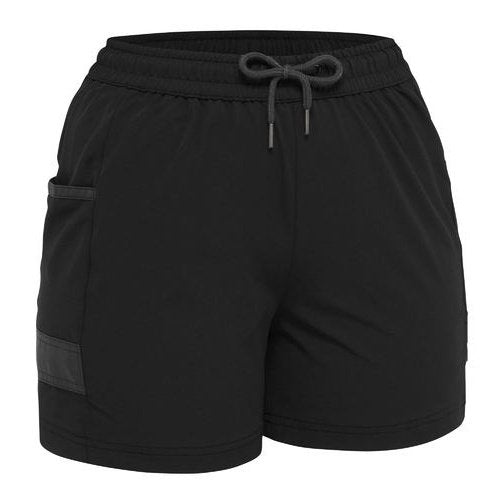 Bisley Women's Flex & Move 4-way Stretch Elastic Waist Shorts - BSHL1331 | Womens Workwear