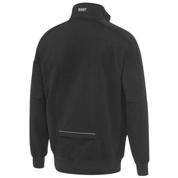 Bisley Work Fleece 1/4 Zip Pullover With Sherpa Lining - BK6924-Queensland workwear Supplies