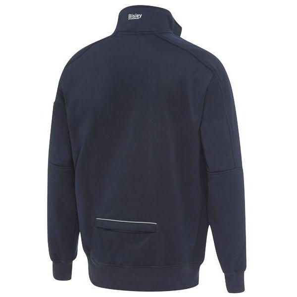 Bisley Work Fleece 1/4 Zip Pullover With Sherpa Lining - BK6924-Queensland workwear Supplies