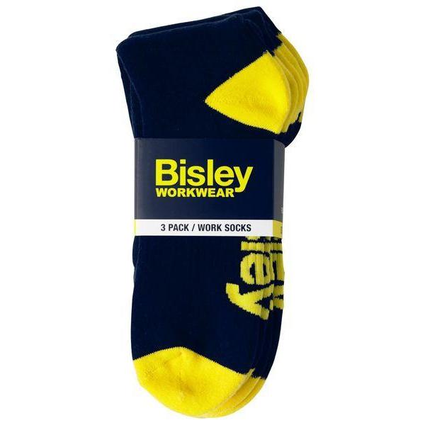 Bisley Work Socks 3 Pair - BSX7210-Queensland workwear Supplies