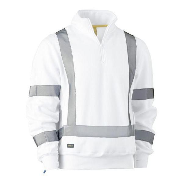 Bisley X Taped 1/4 Zip Unisex Pullover - BK6321XT-Queensland workwear Supplies